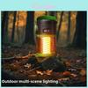 Solcelle Campinglampe Med Powerbank Vandtæt LED Lygte Til Udendørs Nødbrug
