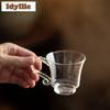 90ml Handheld Glass Coffee Mug Boutique Beer Cup Afternoon Tea Mug Water Ice Cold Juice Jug Office Water Cup Drinkware Supplies