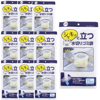 Kinsei Paper Drain Drain 26 X 15 Crisp Standing Drain Garbage Made In 15 Set of 10 Basket, White, Approx. Cm, Bag, Japan, Pieces,