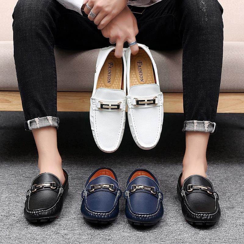 Men's New Doudou Shoes Men's Korean Version of Versatile Personalized Casual Lazy Shoes Men's Trend Casual Doudou Shoes