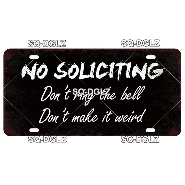 SQ-DGLZ Warning Beware Of License Plate WIFI Tin Sign State Wall Decoration Metal Sign Home Decor Painting Plaques Art Poster