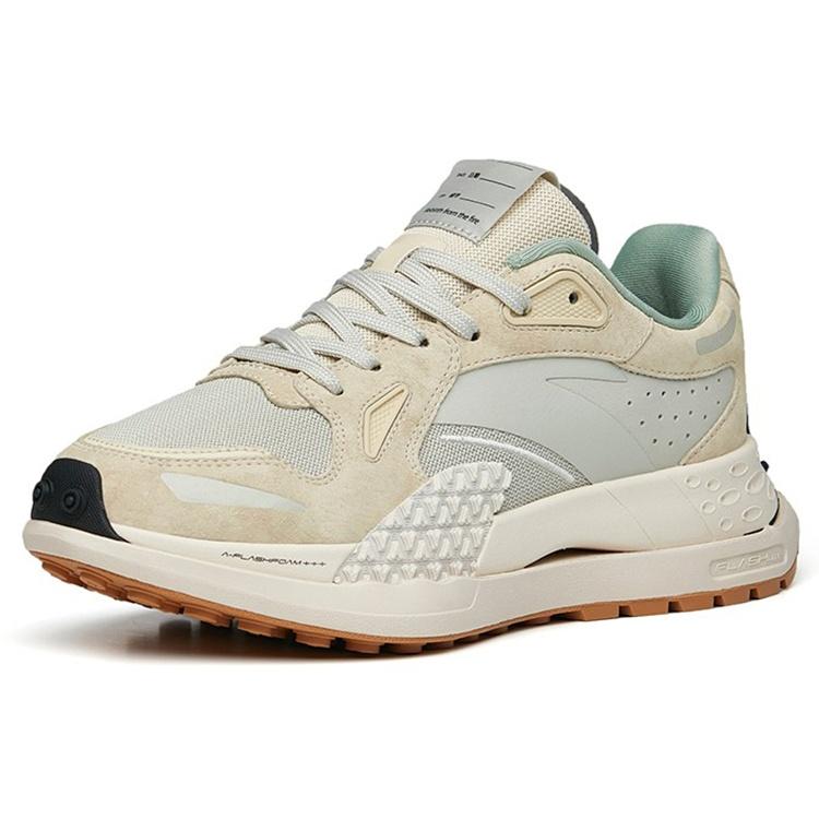 (WMNS) ANTA Running Series Sneakers 'Beige Green Grey' Women's 122225560A-1