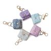 Fashion Sequin Sequin Mini Earphone Case Keychain Leather Pouch Backpack Pendant  Hanging Ornament