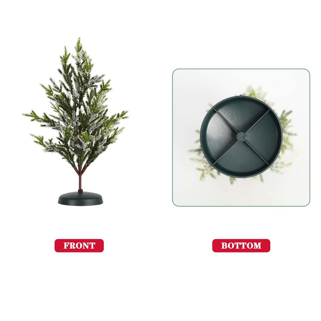 1PC 37CM Artificial Green Hanging Snowflake Christmas Tree Home Tabletop Christmas Tree DIY Party Window Decoration