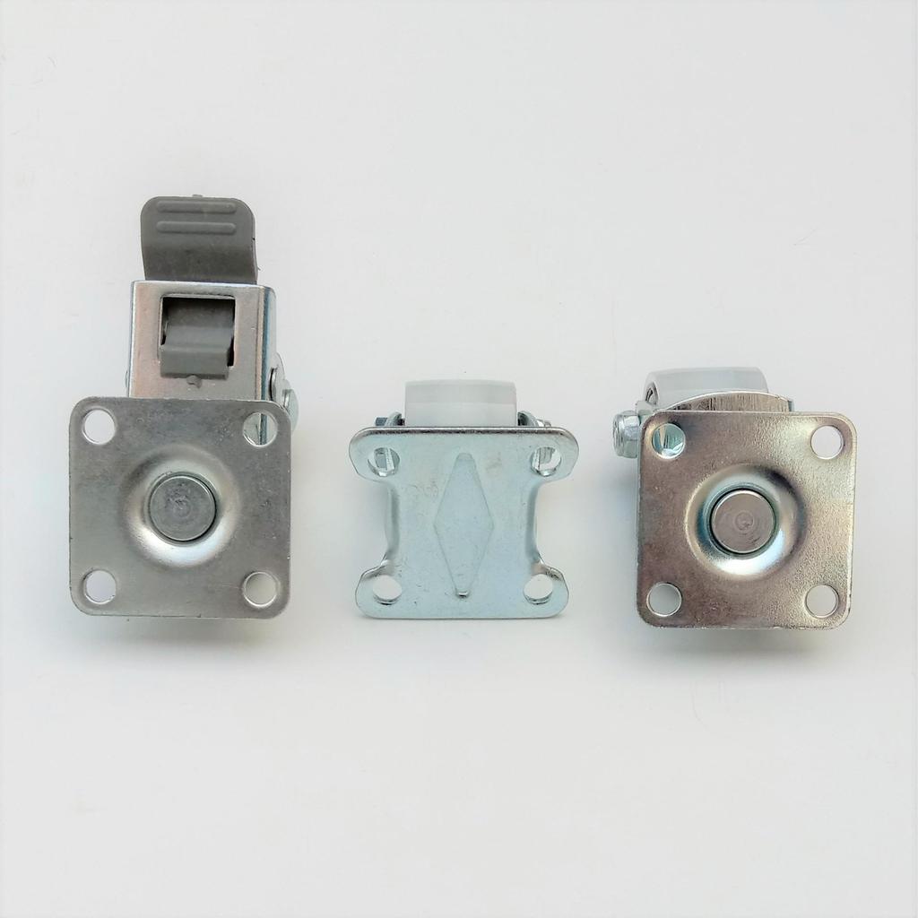 1.2-Inch White Nylon Low-Gravity Swivel Caster Wheel for Furniture