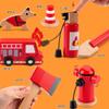 Children's Play House Firefighter Role-playing Toy Set Wooden Simulation Kindergarten Fire Fighting Fire Truck
