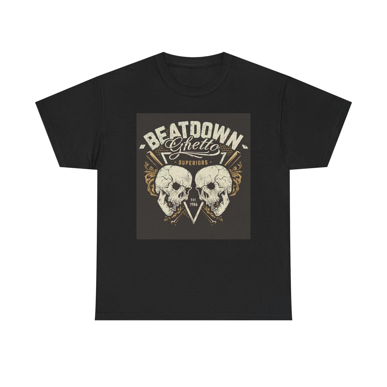 Men s and Women s T-shirts Beat down Ghetto Graphic XXXXL