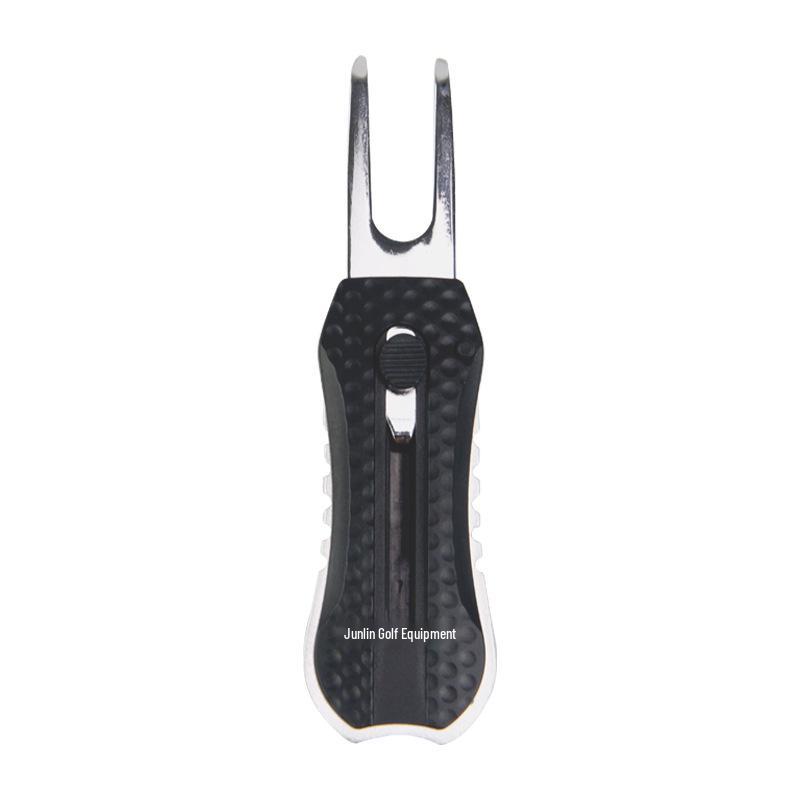 

Spring-Loaded Golf Divot Repair Tool with Detachable Magnetic Marker чёрный