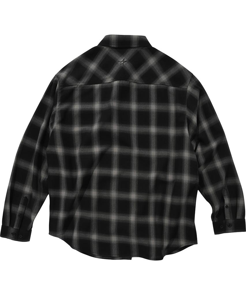 Loghideumatin Check Pattern Shirts (Grey)