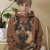 Kids Clothes Boys Hoodies Long Sleeve Funny 3D Dogs Print Children Spring Fall Clothes Casual Stylish Outdoor Boy Clothes Tops
