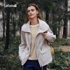 Women's Outdoor Thickened Stand Collar Fleece Cardigan LFJA4CRX6