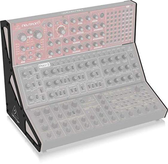 Behringer Stand for Eurorack Compatible Synthesizer Can Store Up To 3 Tiers of Behringer Synthesizers of the Same Size EURORACK STAND BLACK 3-tier