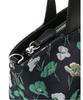 Daks Womens Accessories Green Flower Pattern Fabric Tote And Crossbody Bag_Dcba6E512E3