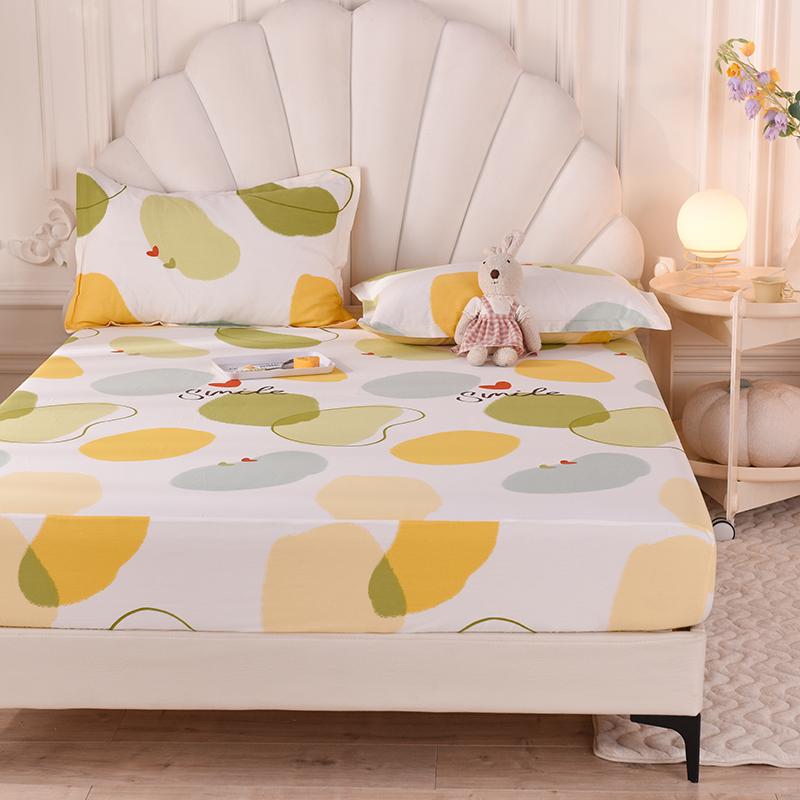 Fitted Sheet Home Bed Cover Summer Spring Winter Mattress Covers With Elastic (Without Pillowcase)