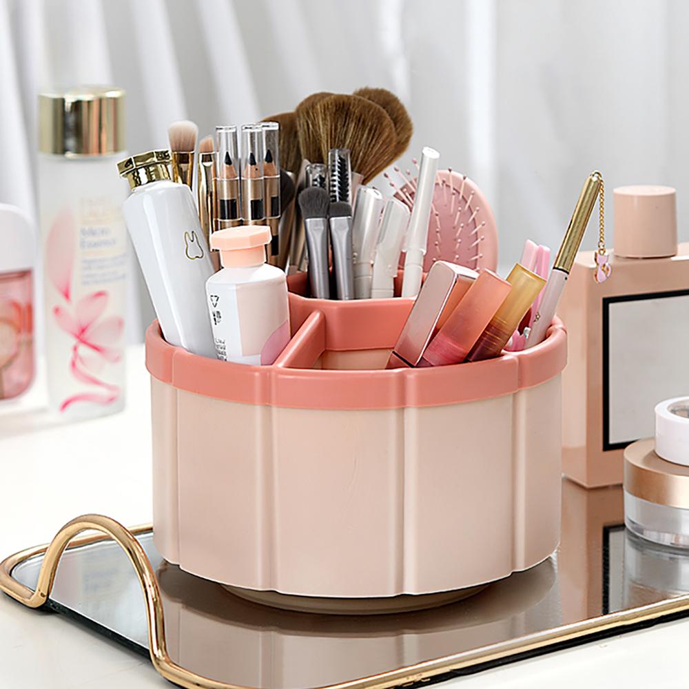 6 Girds Ferris Wheel 360° Rotating Pen Holder Roomy Charming Pencil Storage Box Desktop Organizer School Office Stationery