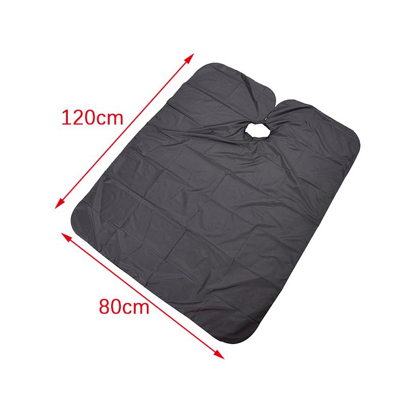 1Pc Unisex Adults Kids Hairdressing Cape Cutting Cover Barber Hair Gown Black