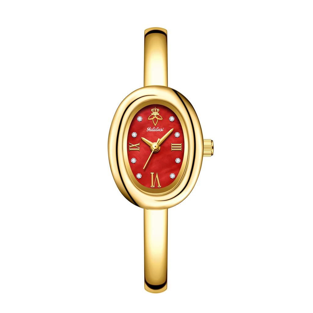YaLaLuSi Women’s Water-Resistant Quartz Watch: A Minimalist and Elegant Oval-Dial Bracelet Watch – The Perfect Gift Reloj Mujer