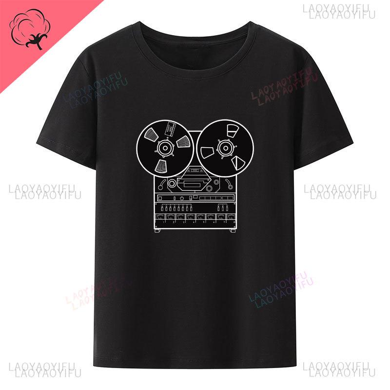 

Revox Nera fun print graphics Fashion Street Casual Street Wear trendy summer everyday Mens and womens allpurpose Tshirts 4XL