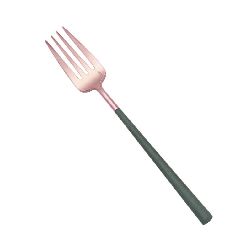[belo inox] Neo Emerald Rose Gold Dinner Fork