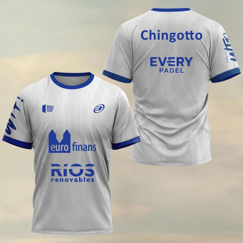 3D Printed Summer Men's/women's Fashionable Sporty Breathable T-shirt Short-sleeved Tennis Quick-drying O-neck Top
