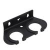 2 Slot Microphone Holder Shockproof Wired and Wireless Mic Storage Hanger Stand Or Wall Mount