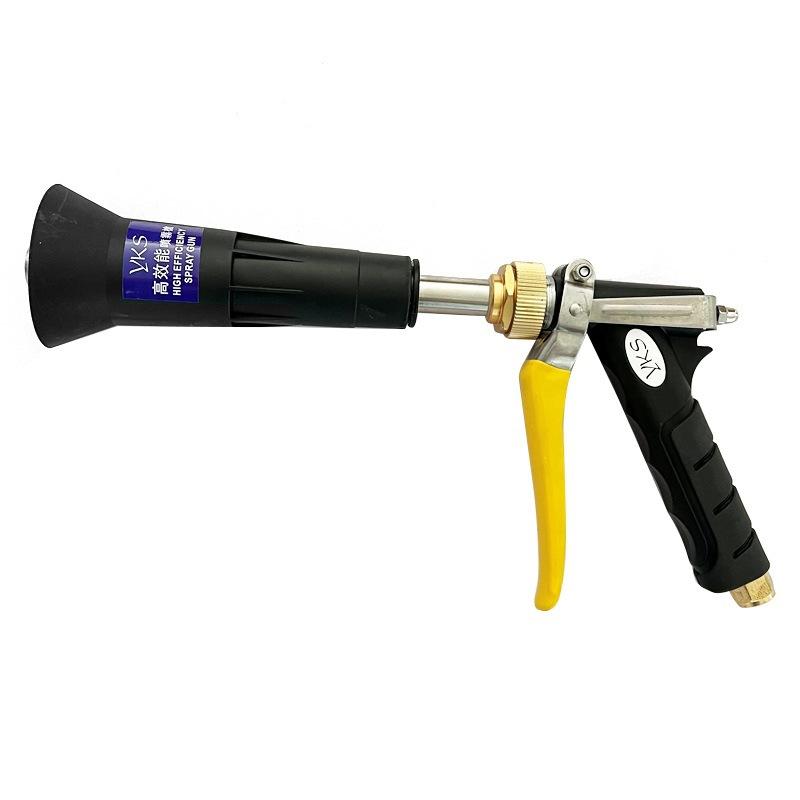 Stainless Steel HOSEWORLD High-Pressure Adjustable Spray Gun Home Gardening Watering Flowers Agricultural Pesticide