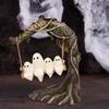 Ghosts on A Tree Swing Halloween Decoration Cute Swinging Ghost