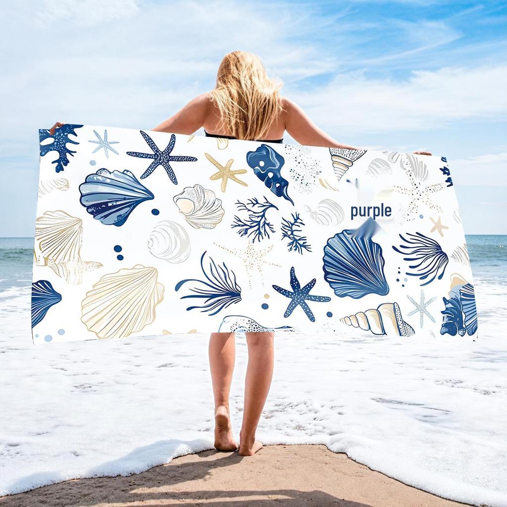 70x140 Microfiber Custom Printed Beach Towel - Absorbent & In Stock