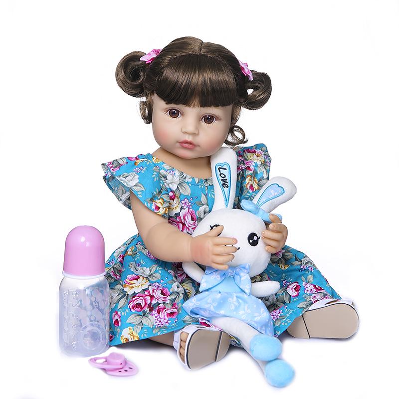 NPK Genuine 55CM Waterproof Full Silicone Reborn Baby Doll