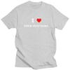 Unisexs I Love Custom Text T Shirt Short Sleeve Cotton Tshirt Valentines Day Gift Casual Personalized Name Photo Tee Clothing