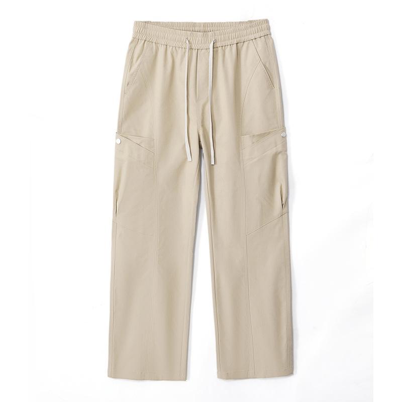 American Casual Paratroopers Pants Men's High Street Loose Straight Joker Mop Pants