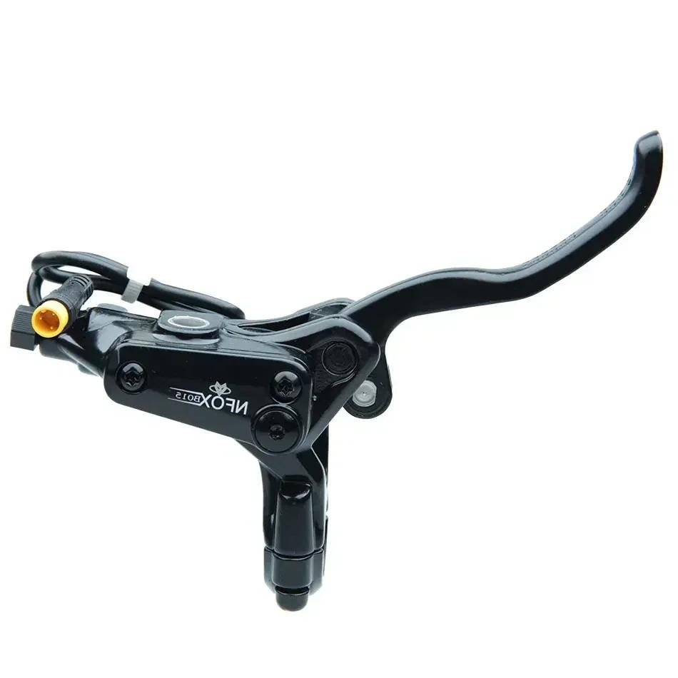 NFOX B015 4-piston Disc Hydraulic Brake E-bike Folding Mountain Bike Bicycle Power Off Black Red 160 180 203 Roto Split Tube New