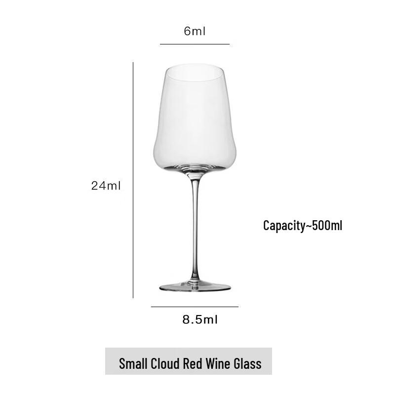 LISM Small Cloud Stemmed Glass