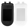 2Pcs Oximeter Cover Portable Silicone Fingertip Pulse Monitor Protector for Travel Home(Black White