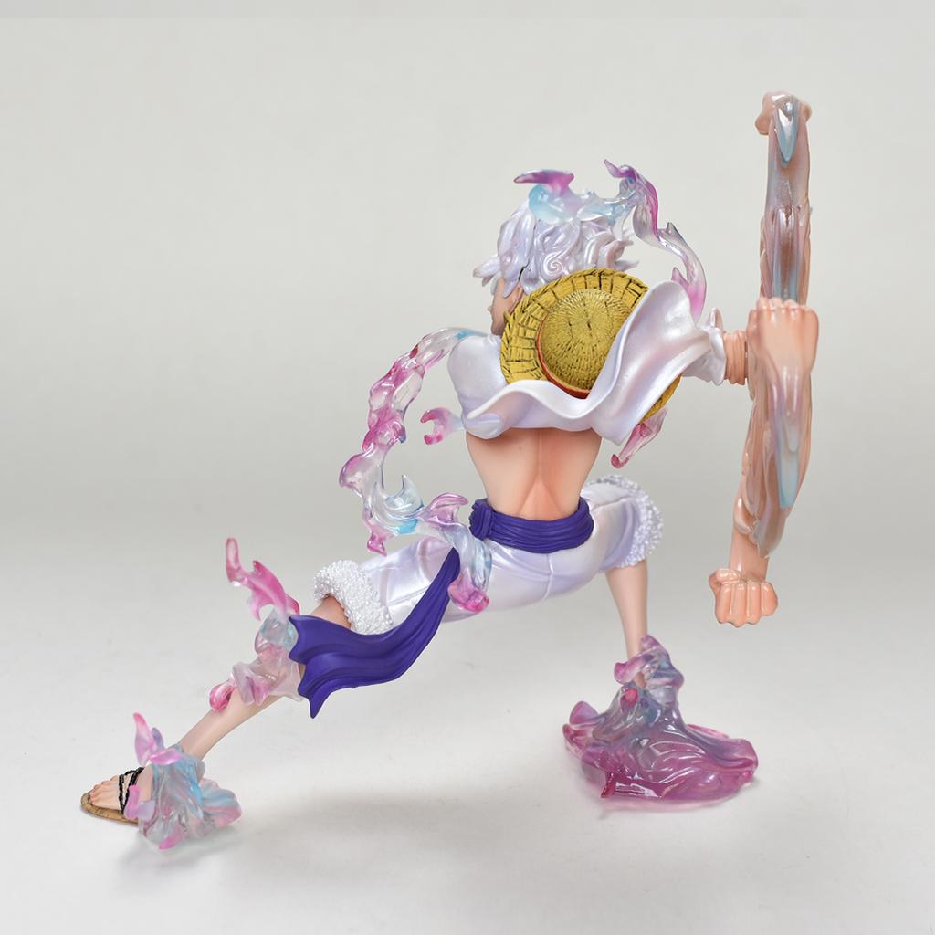 19cm/7.48in Anime One Piece Luffy Figure Gear 5 Luffy Action Figure Statue Collection Model Toy Gift