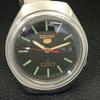 GENUINE VINTAGE SEIKO 5 AUTOMATIC 7019A JAPAN MENS BLACK DIAL WATCH a701910-5 R207-a701910