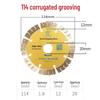 Changli 114-180 Grooving Saw Blade for Wall Groove Cutting Machine