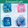 Borsa Portabottiglia d'Acqua in Eva per Bambini con Stampe di Animali Cartoni Animati per Uso Scolastico