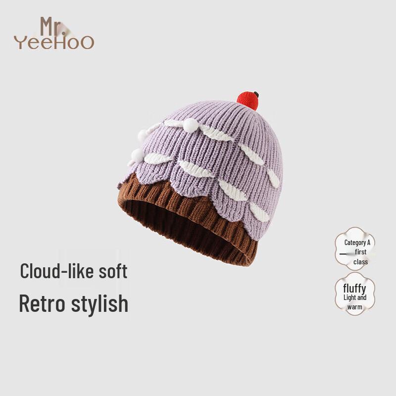 

YEEHOO Baby Girls Wool Knit Beanie 48