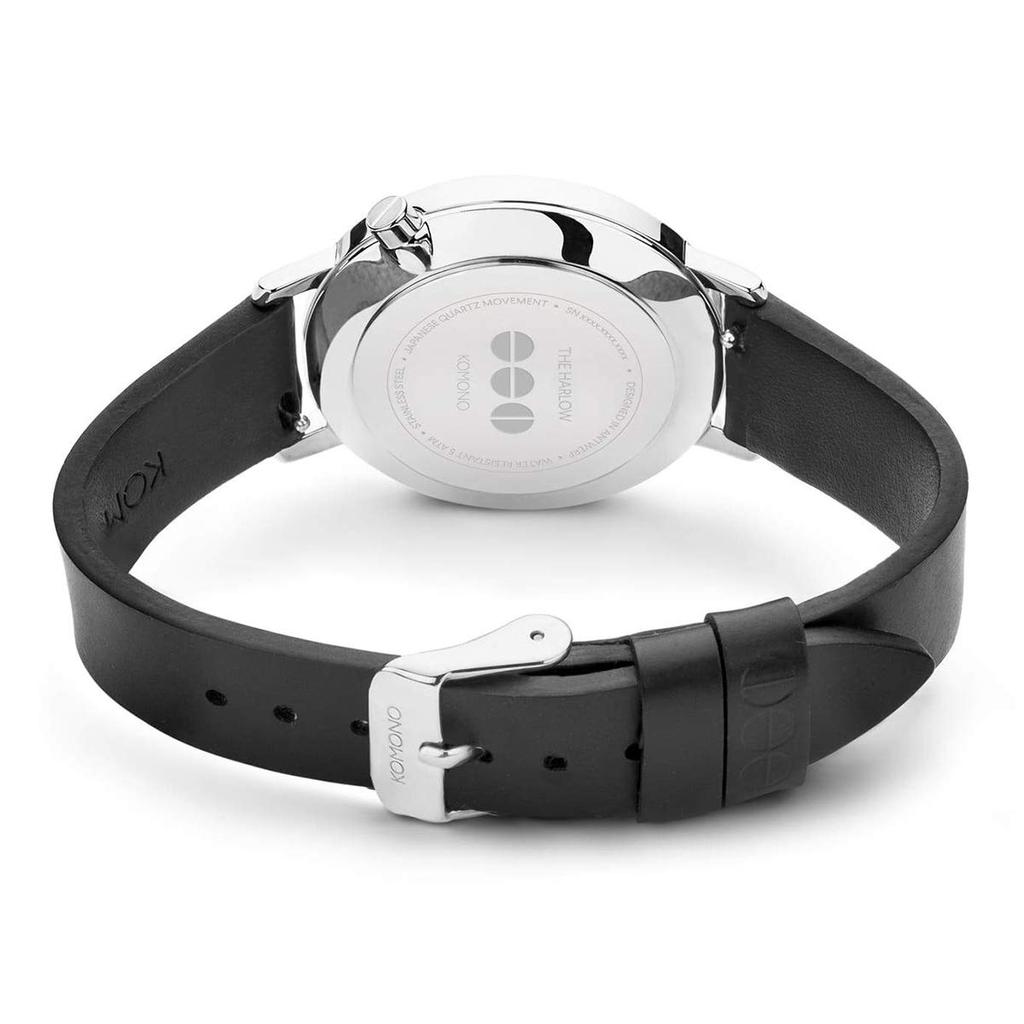 Authorized Distributor Komono Watch Unisex Harlow Black Silver [KOMONO] Men's KOM-W4121 [HARLOW]