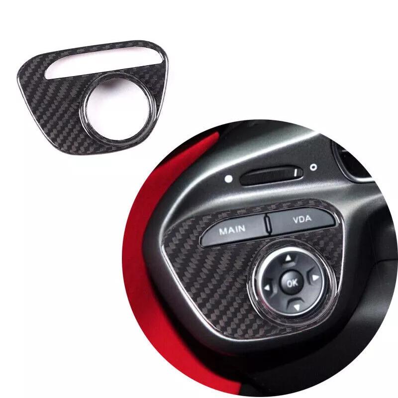 Echte Kohlefaser Für Ferrari 458 Italia 2011-2016 Auto VDA Druckschalterabdeckung Dekoration Auto Innenzubehör