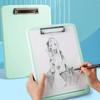 Side Opening Student Writing Pad Plastic Test Paper Storage Box Book Pad Clamp Writing Board  Home