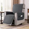 Non-Slip Recliner Chair Cover Sofa Slipcover, Pet Cover for Recliner with Elastic Straps, Washable