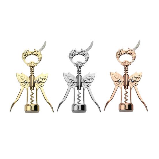 Wine Bottle Opener Butterfly Wing Multifunctional Corkscrew for Kitchen Restaurant Chateau And Bars Table Decor