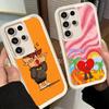 Phone Case for Samsung Galaxy S26 S25 Ultra S24 FE Bad Bunny Heart Shell S23 Plus S22 + S21 S20 5G Soft Silicone Funda