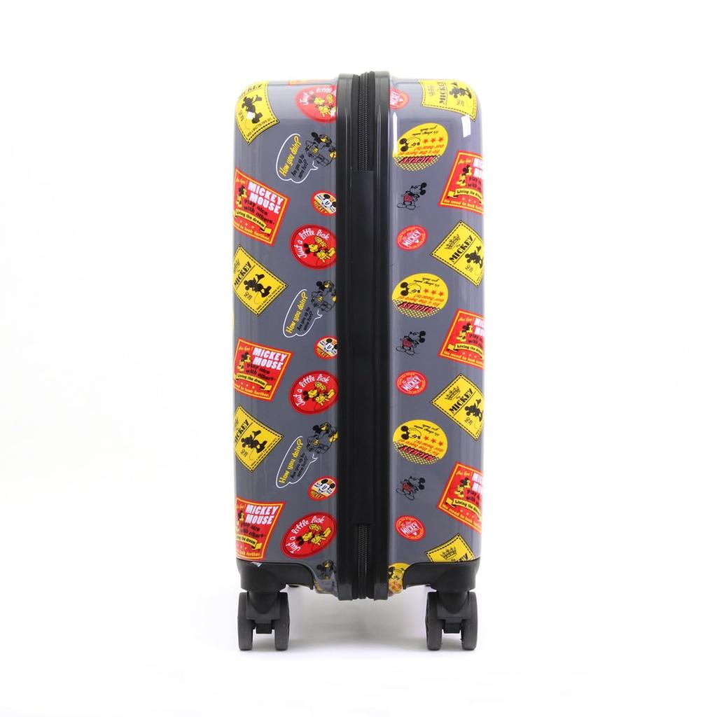 Hapitas Siffler Mickey Mouse Suitcase TRC2279-49 DN37 Mickey Mouse Sticker Gray