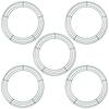 Wreath Frames for Crafts Round Flower Wreath Wire Rings Multi-Purpose Crafts Decorations for Ceilings Gardens Corridors Doors