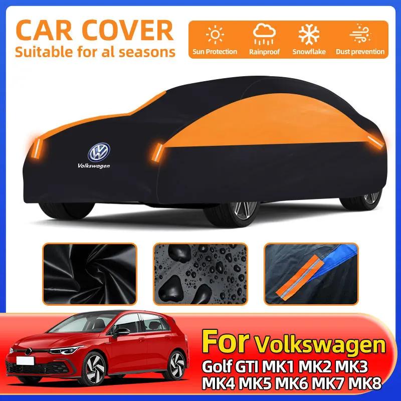 For VW For Volkswagen Golf GTI MK1 MK2 MK3 MK4 MK5 MK6 MK7 MK8 Full Car Cover Outdoor Sun Anti UV Rain Snow Frost Dust Protectio