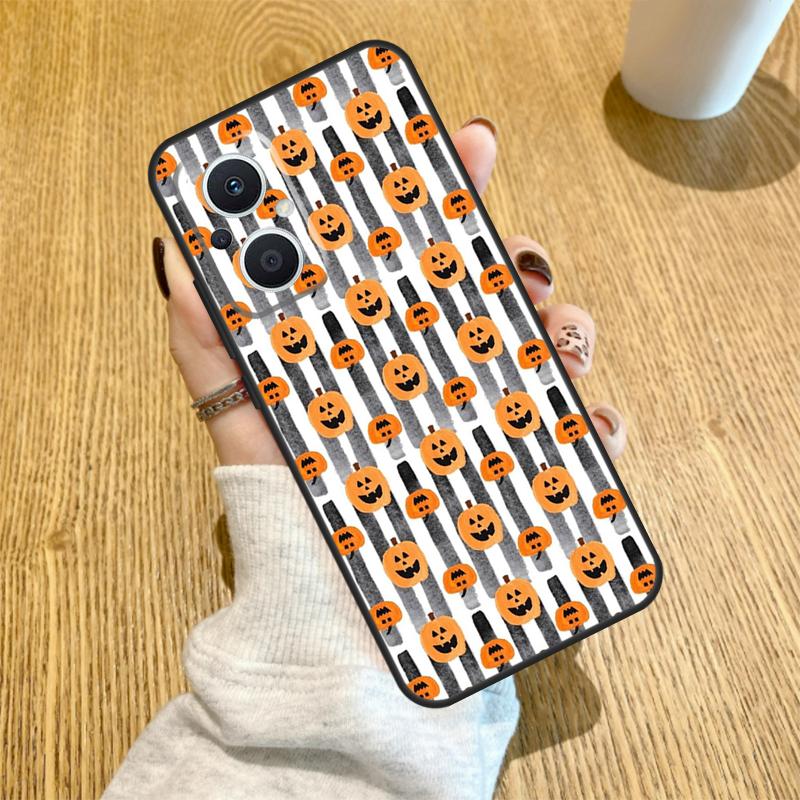 Halloween Pumpkins Funda For OPPO Reno 10 11 12 13 14 Pro 14F 13F 12F 11F 7 8 Lite OPPO Find X5 X8 X9 Pro Case