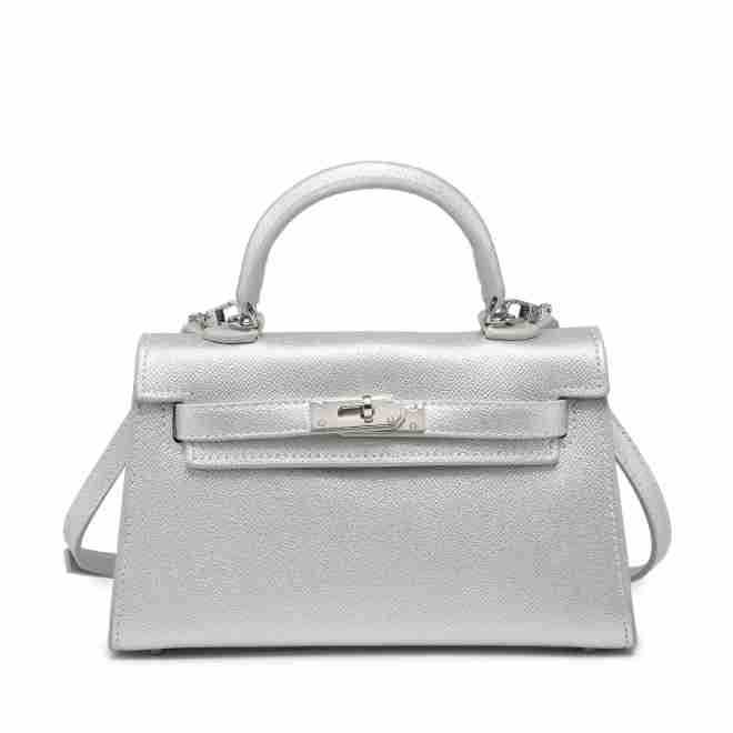 Geantă Hot de Generația a Doua Fără Puf din Piele Naturală Reală Geantă Mini de Mână de Modă High-End pentru Femei Geantă Tote Texturată